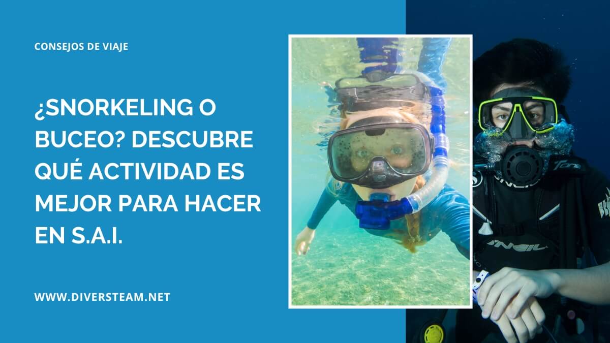 ★ ¿Snorkeling o buceo? ¿Qué hacer en San Andrés Islas?